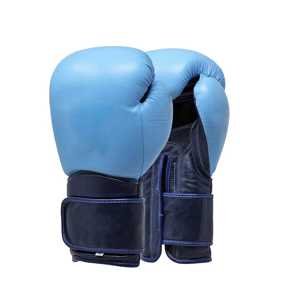 Boxing Gloves Custom Logo 100 Pu Leather Training Foam Padded Shock