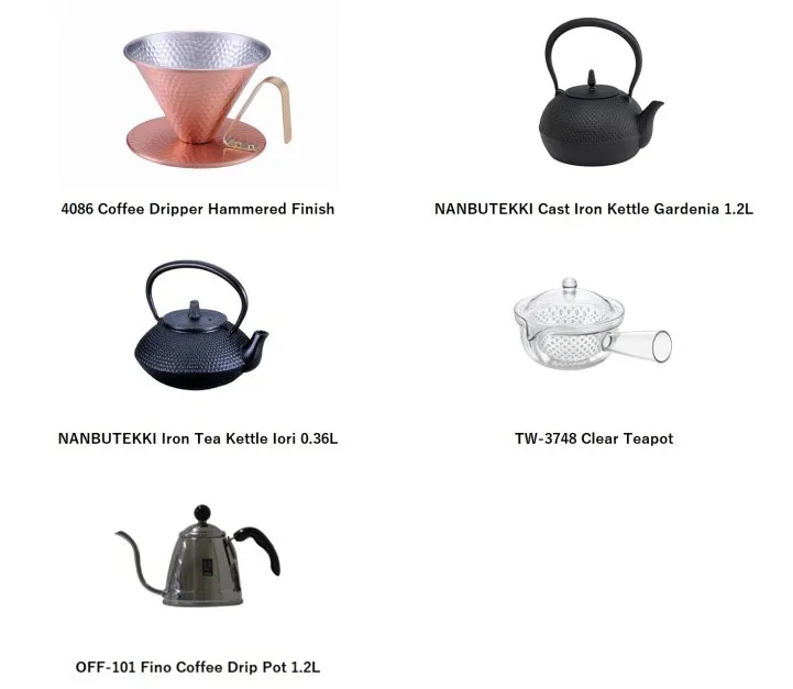 2.5l Japan Various Specifications Black Whistle Stainless Steel Teapot
