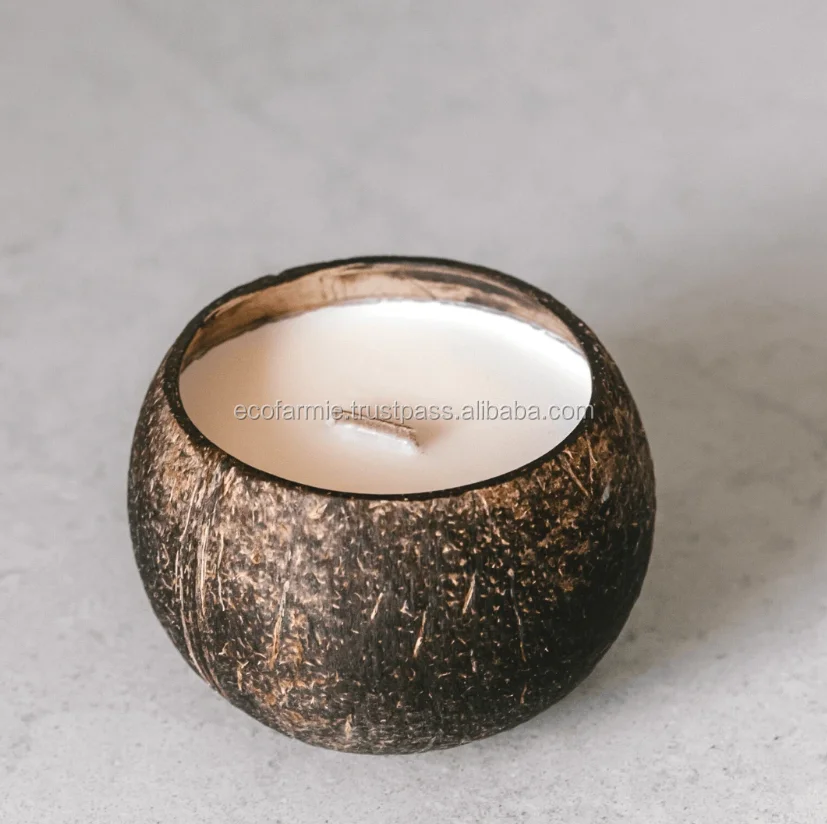 Natural Coconut Shell Scented Candles Large Size Buy Scented Candles