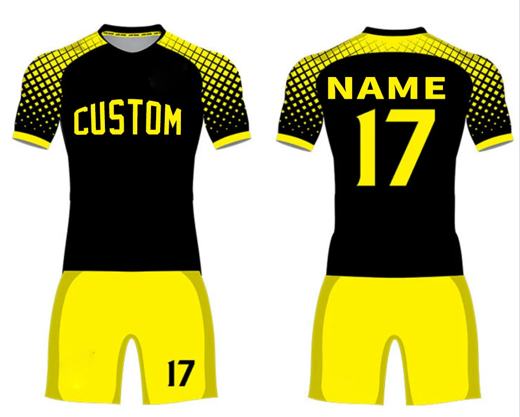 Custom Logo Soccer Jersey - Quick-Dry & Sublimation Print