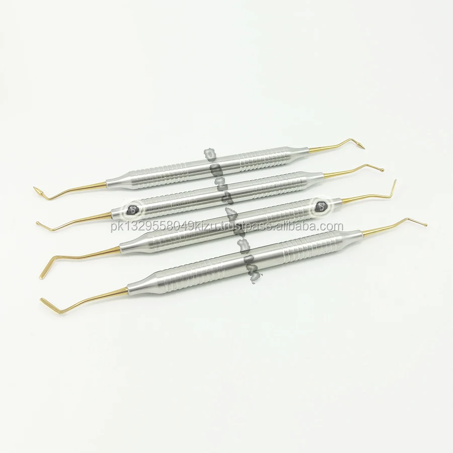 Dental Restoration Composite Filling Instruments Titanium Blue Color