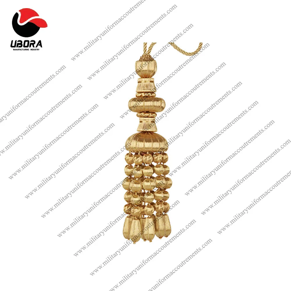 Antique Spanish Metallic Tassels,Two Pairs Or Four Exquisite Antique Andalusian Silver Bullion