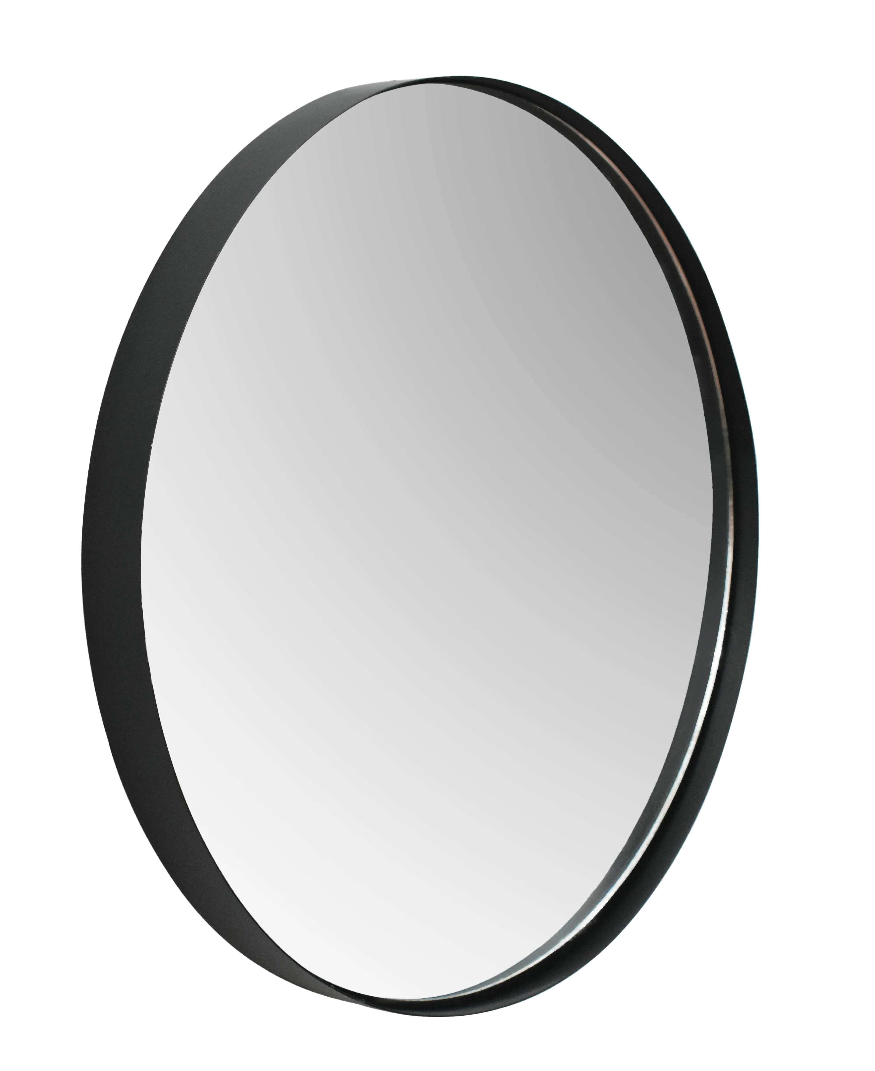 Black Wall Mirror Round Hand Crafted In India Contemporary Design By