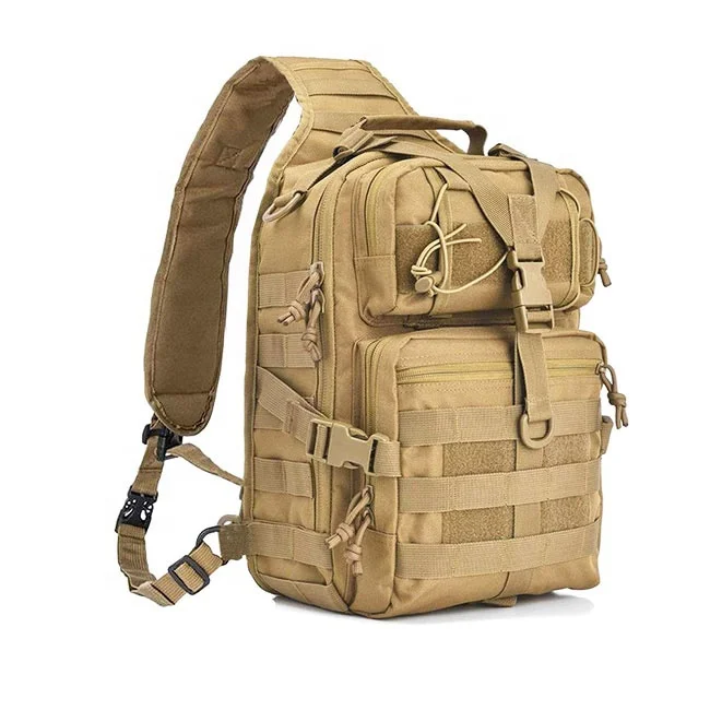 Edc Small Day Pack Tactical Sling Bag Pack Single Shoulder Sling Crossbody Backpack Molle Range