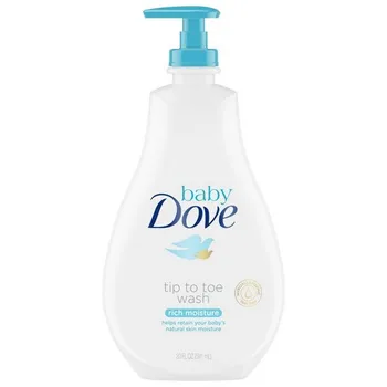 dove baby wash and shampoo