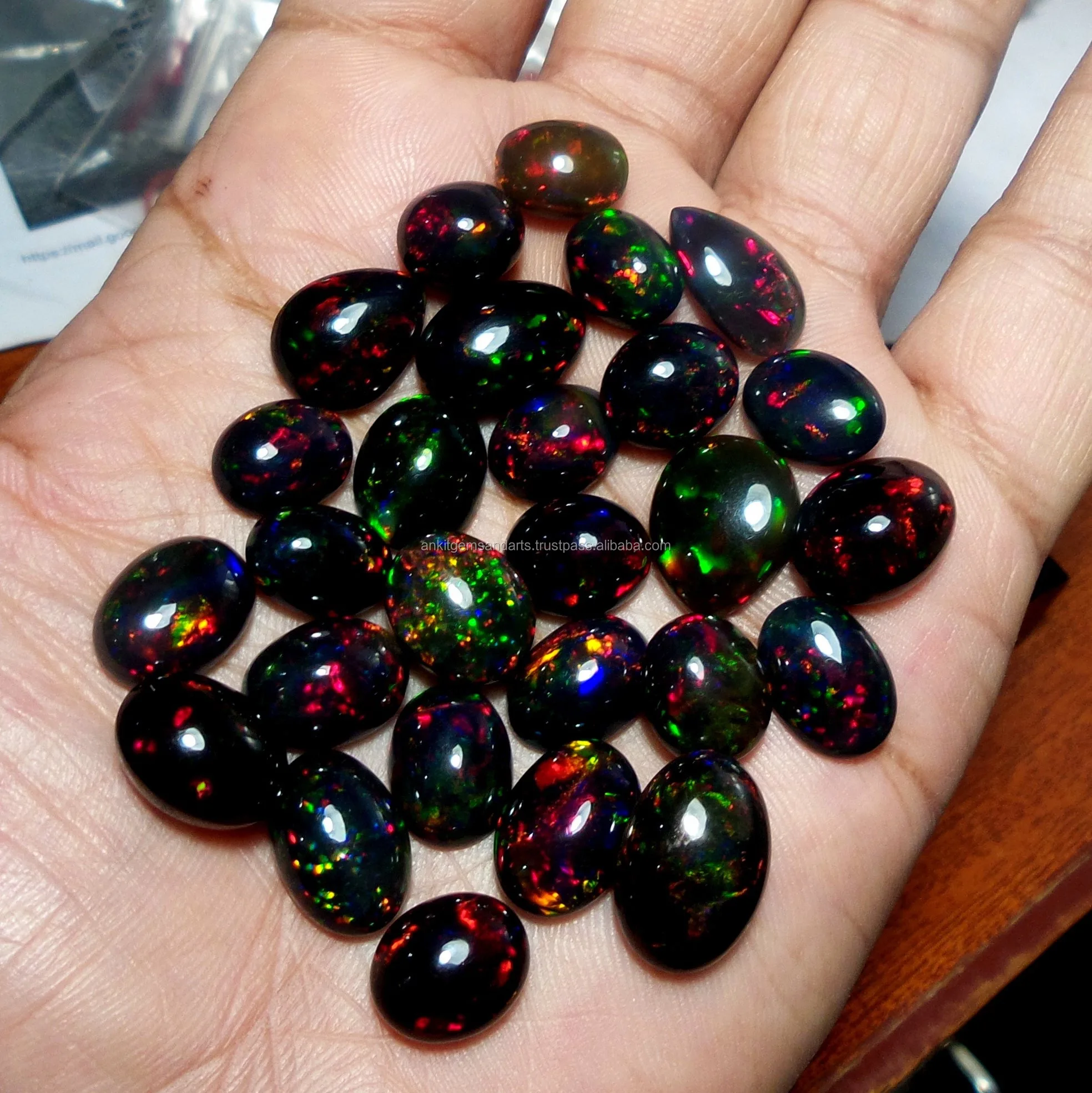 Black Ethiopian Opal Strands each sold separately
