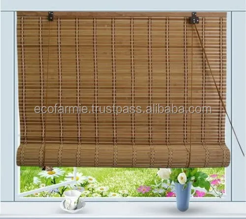 Bamboo Outdoor Window Roller Curtain Blinds For Home Buy