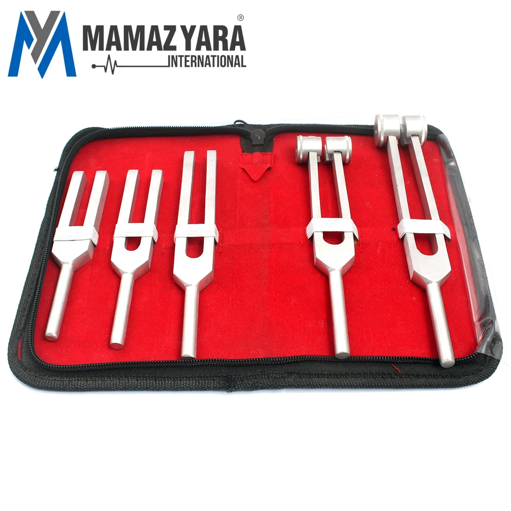 Set Of 5 Tuning Fork {c128,C256,C512,C1024 & C2048 } Medical Surgical