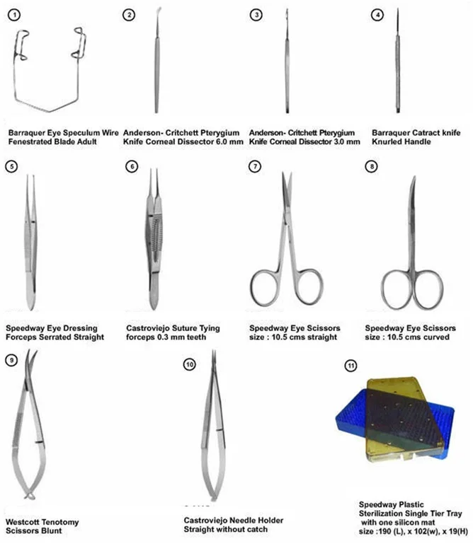 Pterygium Set - Buy Pterygium Surgery Set Micro Pterygium Surgery Set 