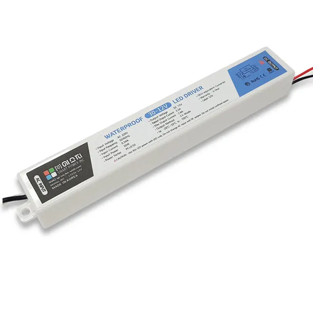 Waterproof IP67 LED Driver 12V 30W Constant Current Power Supply For LED Lights Module Made in Korea