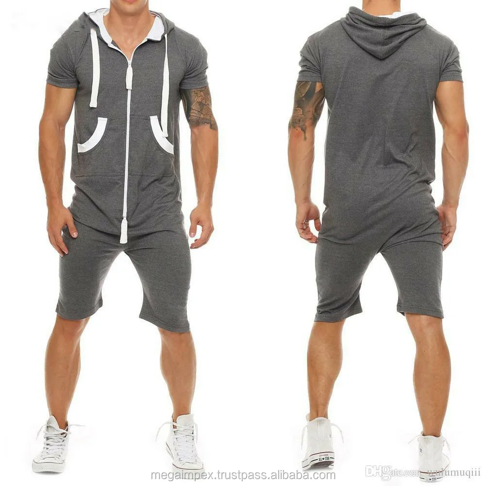 New Arrival 2023 Plain Blank Oversized Men Sports Wear Male Onesie Hot