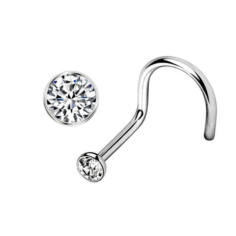 Multi Shapes G23 Titanium Nose Piercing Jewelry Set Nose Pin Stud Buy