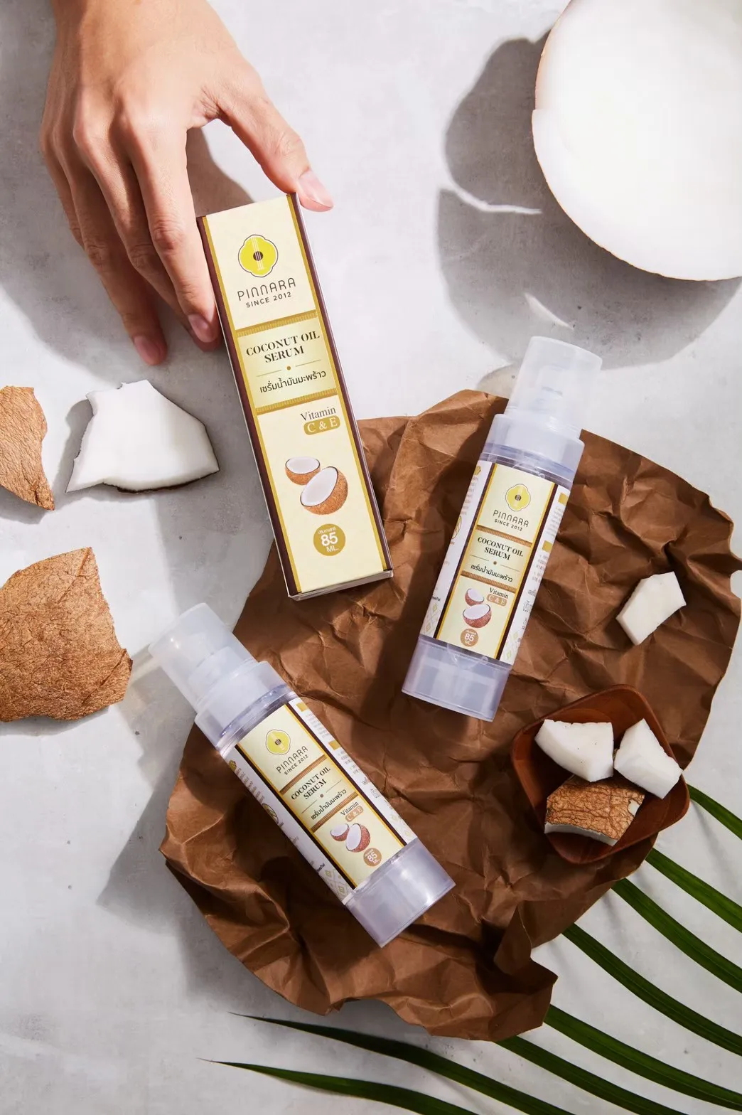 Pinnara Coconut Oil Serum 85 Ml Skin Care Serum High Quality Organic