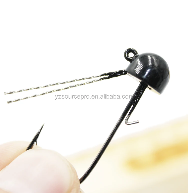 Wholesale Weedless Ned Rig Jighead,Tungsten Rig Jig Head,Mushroom