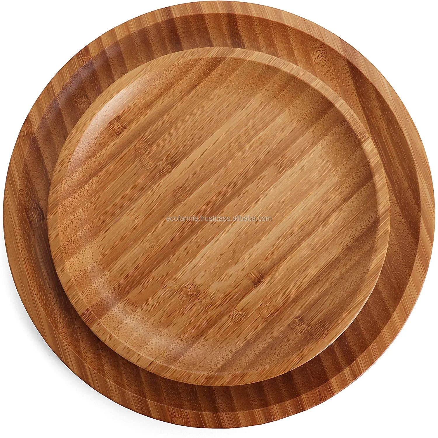 Natural Home Decoration Serving Wood Plate/ Decorative Dinner Custom