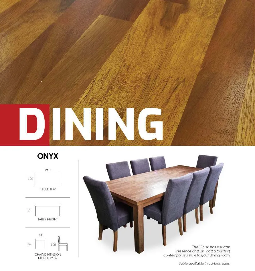 Solid Dining Chair Bas 2187 B Modern Rubberwood High Backrest