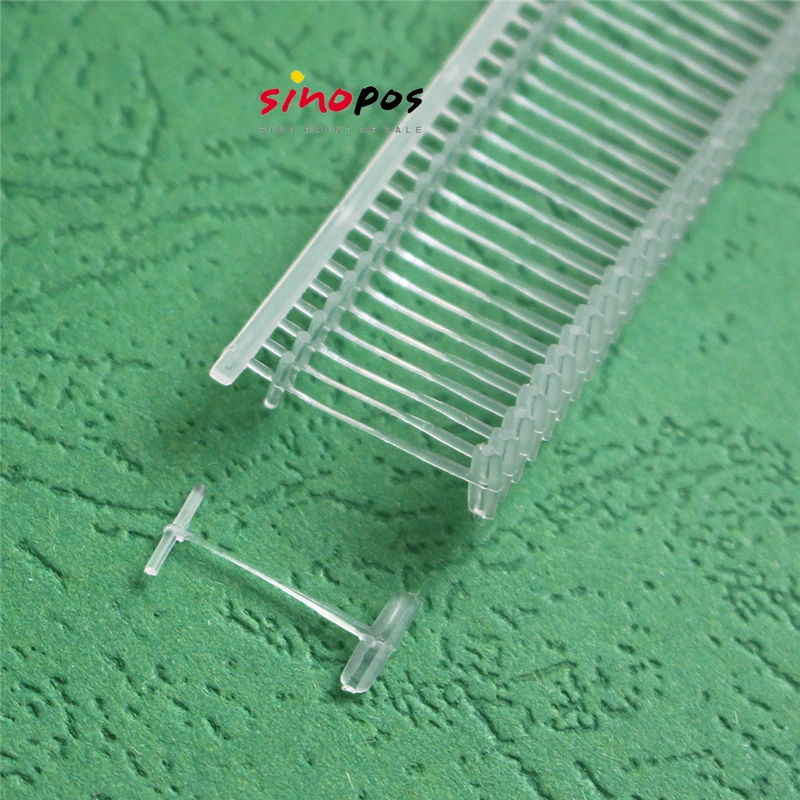 
5000pack Standard Tag Pins Clear PP 1/2