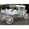 Special Touring Victorian Carriage USA Classy White Horse Drawn Wagon Carriage White Victorian Wedding Prince Carriage