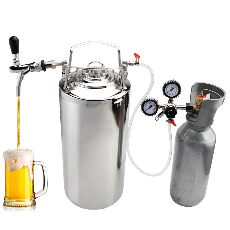 Stainless Steel Homebrew 5gallon 6l 10l 19l 24.5l Ball Lock Cornelius Beer Keg With Tap Faucet