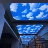 pvc stretch decorative open ceiling design for stores