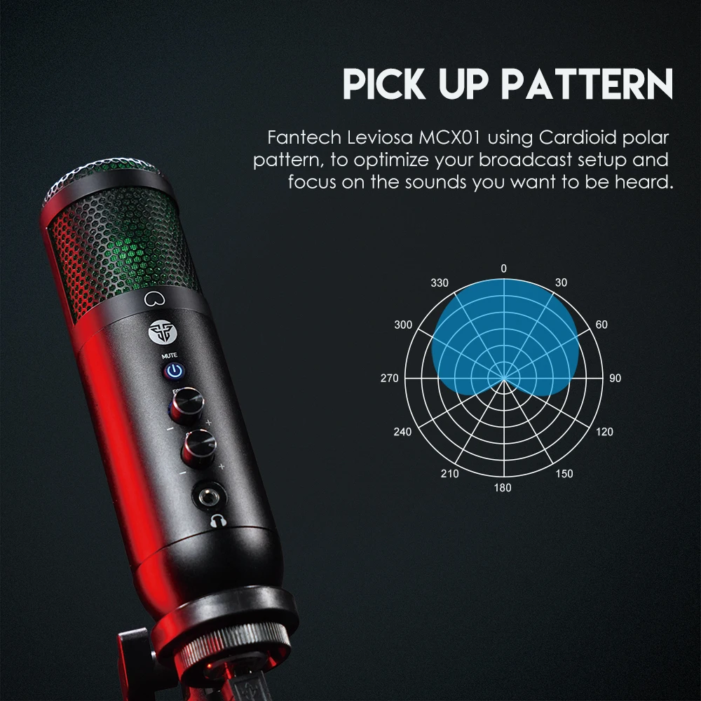 Fantech MCX01 Leviosa Condenser Microphone 7
