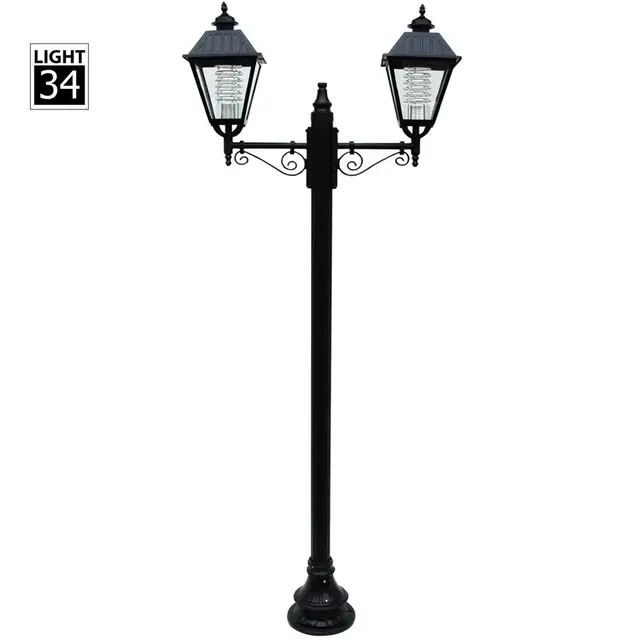 Outdoor Lighting Garden Aluminum Luminaire Street Double Outdoor Lighting Garden Aluminum