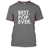 Tri blend 50%polyester 25%cotton 25%rayon good quality logo t shirt