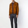 brandy casual suede jacket is crafted from Genuine Leather
