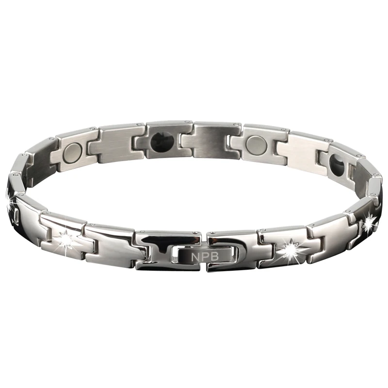 Noproblem choker charm unicorn germanium tourmaline jewelry silver bead bracelets bangle