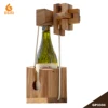 Gift Items for Doctors Wooden Wine Bottle Puzzle and Game for Adults