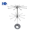 Adjustable 2 tiers wire display stand for shops