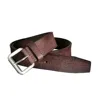 Genuine Leather Belt Single Nail With Brown Finish