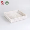 Handmade Vietnamese Rattan Serving Tray Basket For Decorating Home
