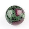 Natural Ruby Zoisite Stone in Wholesale Loose Gemstones Spheres Balls Home Decor Crystal Designer Gemstones 51mm - Customized