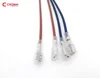 Faston Tab Crimp Terminal Cable Assembly with Strain Relief SR Molding