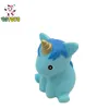 Custom plastic small inflatable blue unicorn wild animal boys toys for kids