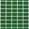 Removable Green color code dot labels 1 inch x 0.625 inch adhesive 25.5mm x 16mm marking labels