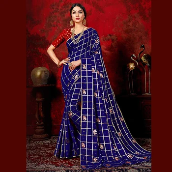 latest designer party wear silk sarees