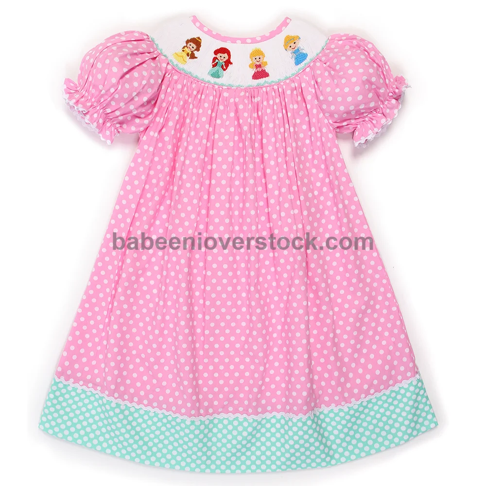 SMOCKED PRINCESS DRESS NEW WITH TAGS 5 PRINCESSES