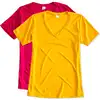 100% Cotton single jersey 140-170 GSM V-Neck Short sleeve very cheap promotional elections Tee Shirt
