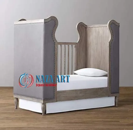 mahogany cot bed