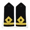 Hot sale Epaulette Merchant Navy Engineer Hard Curved gold bullion wire braid military naval supplies