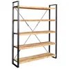 Industrial Large Open Bookcase