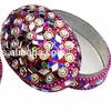 ETHNIC GLITTER WORK BEADED JEWELRY BOXES LAC ITEM