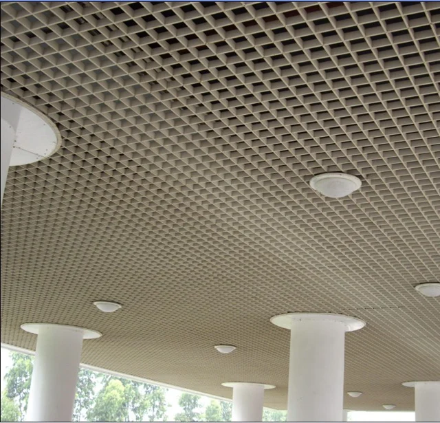 Environmental Aluminum Open Grid Suspended Ceiling Tile Buy Open Grid Suspended Ceiling Tile Grid Suspended Ceiling Aluminum Grid Suspended Ceiling