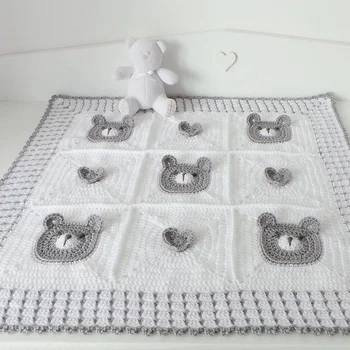hand crochet baby blanket