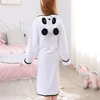 Bathrobe Panda Style White Large