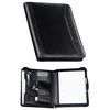 Genuine Leather File Folder Dividers / Factory Price Presentation Folder With Pocket / Files And Folders With Calculator Holder