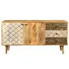 Different Types Custom Printed Living Room Rattan Sideboard Cabinet
