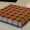 Plaid End Grain Cutting Board